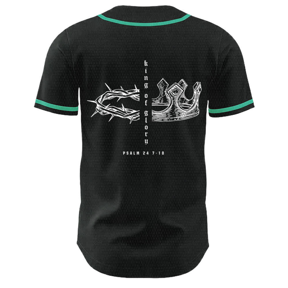 Christianartworkshop Jahwe 24 König der Herrlichkeit Psalm 24 Unisex-Baseballtrikot - image 26