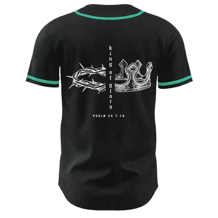 Christianartworkshop Jahwe 24 König der Herrlichkeit Psalm 24 Unisex-Baseballtrikot - image 26