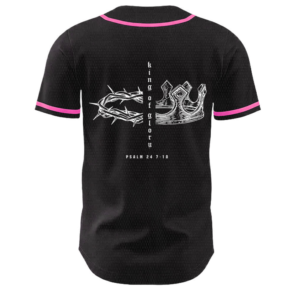 Christianartworkshop Jahwe 24 König der Herrlichkeit Psalm 24 Unisex-Baseballtrikot - image 11