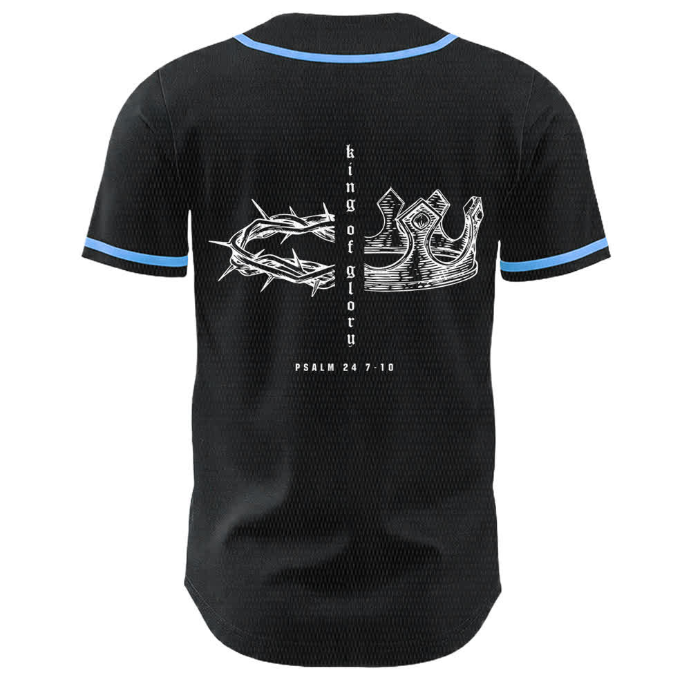 Christianartworkshop Jahwe 24 König der Herrlichkeit Psalm 24 Unisex-Baseballtrikot - image 2