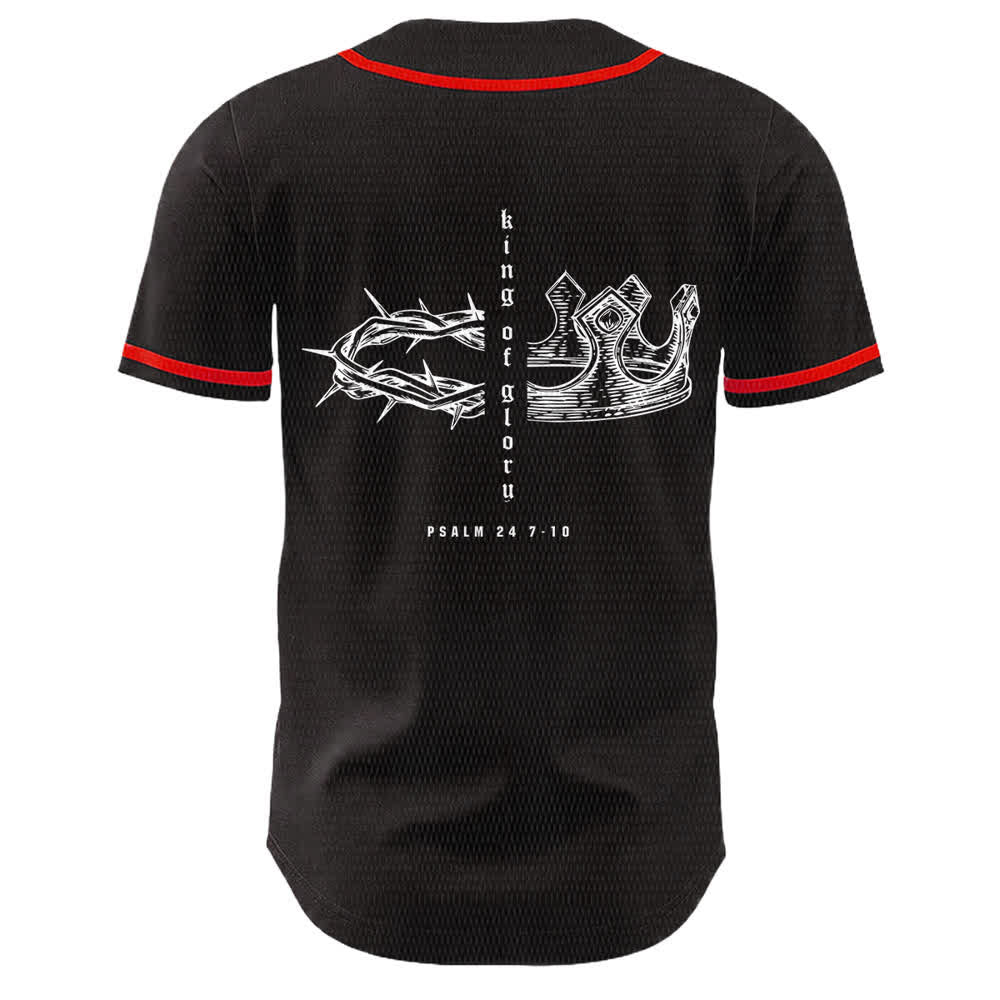 Christianartworkshop Jahwe 24 König der Herrlichkeit Psalm 24 Unisex-Baseballtrikot - image 14