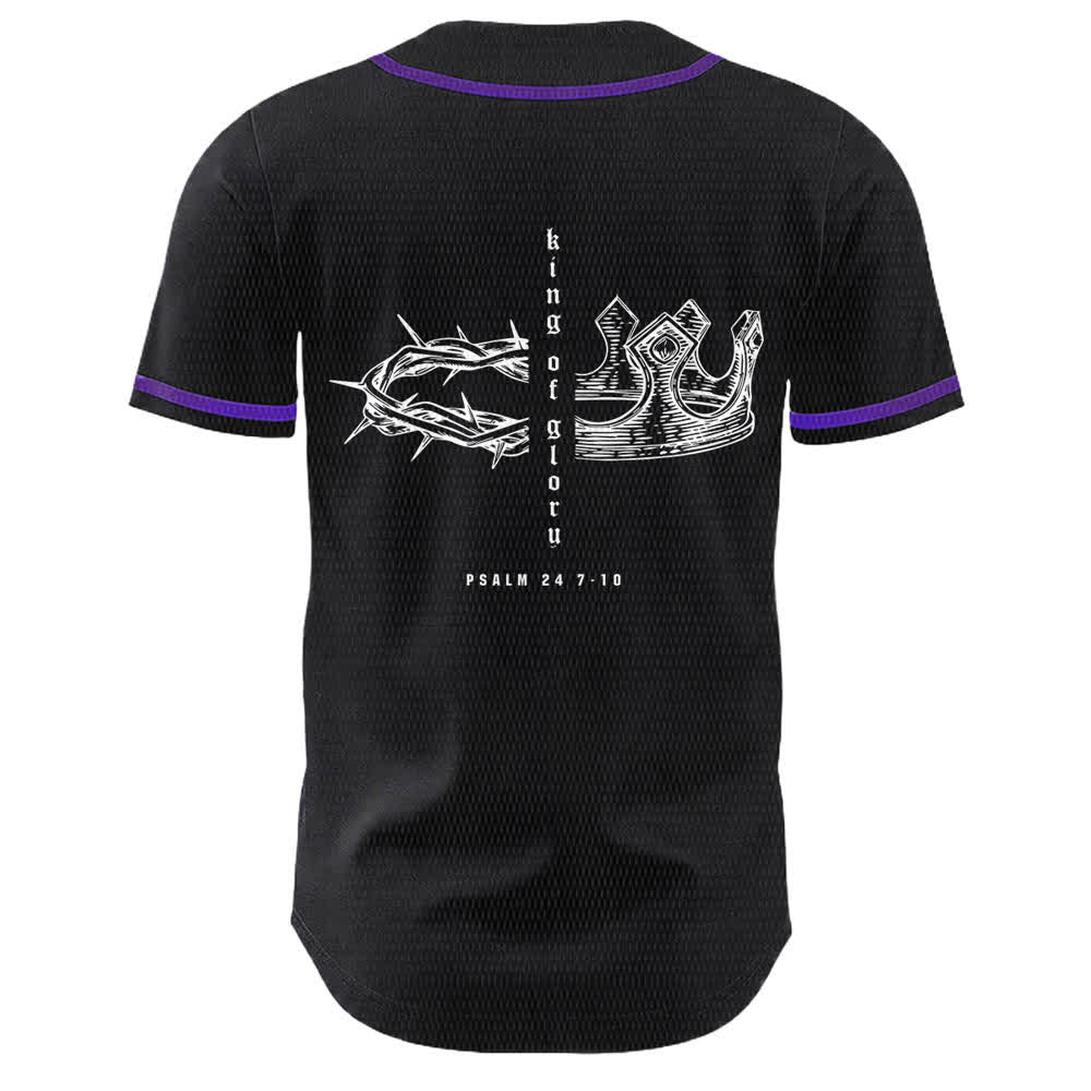 Christianartworkshop Jahwe 24 König der Herrlichkeit Psalm 24 Unisex-Baseballtrikot - image 23