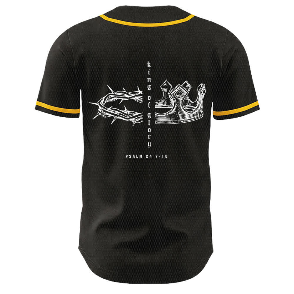 Christianartworkshop Jahwe 24 König der Herrlichkeit Psalm 24 Unisex-Baseballtrikot - image 5