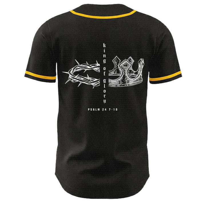 Christianartworkshop Jahwe 24 König der Herrlichkeit Psalm 24 Unisex-Baseballtrikot - image 5