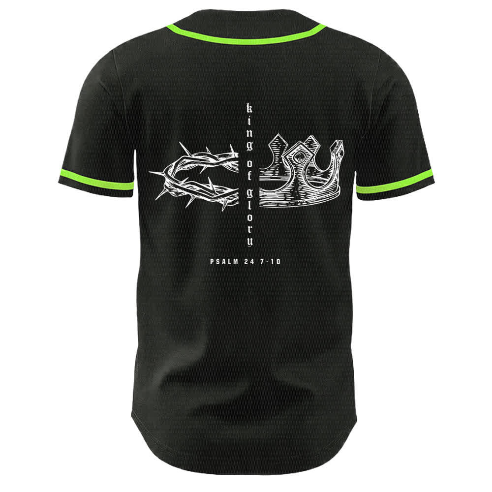 Christianartworkshop Jahwe 24 König der Herrlichkeit Psalm 24 Unisex-Baseballtrikot - image 20