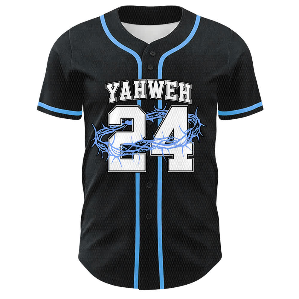 Christianartworkshop Jahwe 24 König der Herrlichkeit Psalm 24 Unisex-Baseballtrikot - image 1