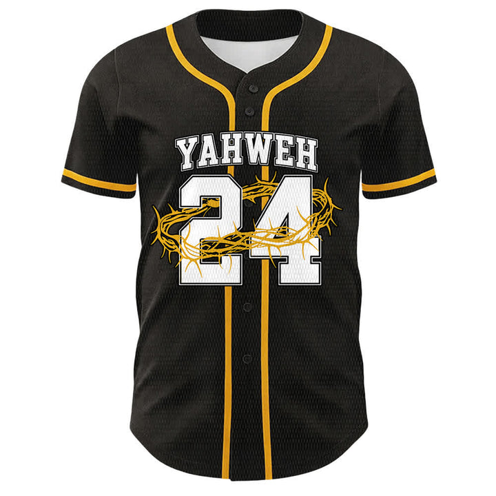 Christianartworkshop Jahwe 24 König der Herrlichkeit Psalm 24 Unisex-Baseballtrikot - image 4