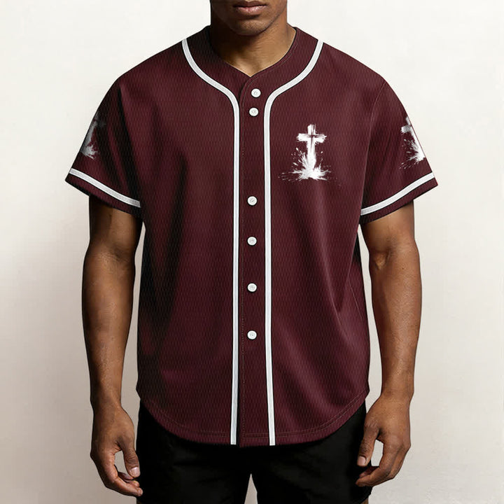 Christianartworkshop Nicht alle Superhelden tragen Umhänge Ein Kreuz Unisex Baseballtrikot - image 25