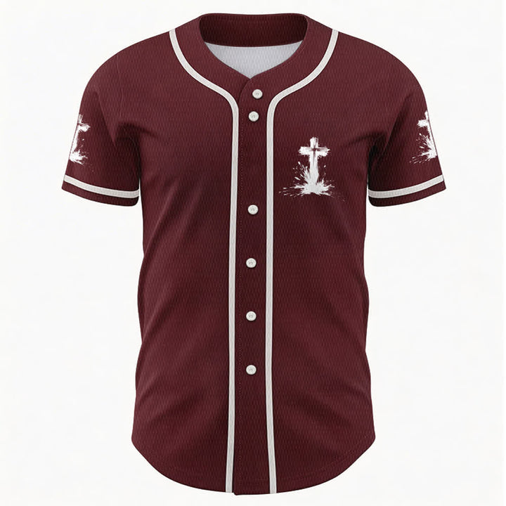 Christianartworkshop Nicht alle Superhelden tragen Umhänge Ein Kreuz Unisex Baseballtrikot - image 23