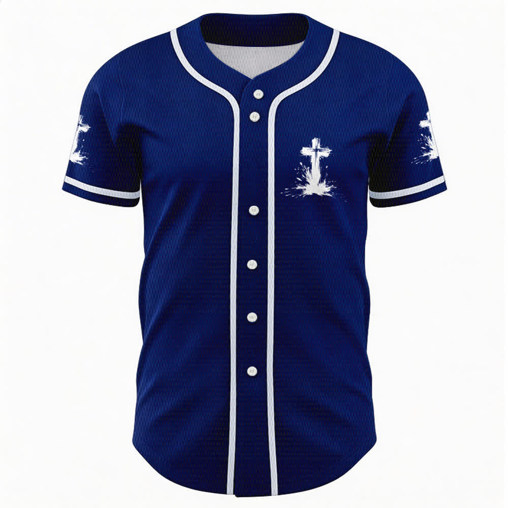 Christianartworkshop Nicht alle Superhelden tragen Umhänge Ein Kreuz Unisex Baseballtrikot - image 37