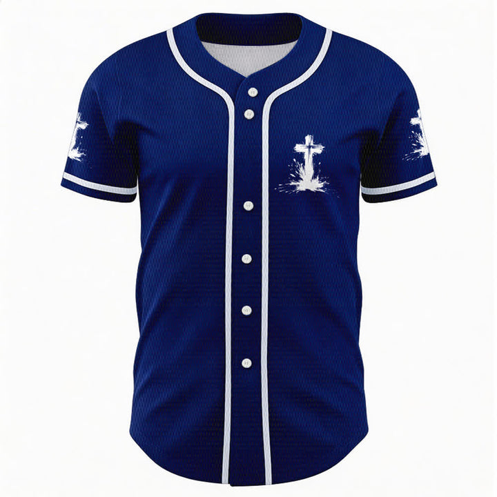 Christianartworkshop Nicht alle Superhelden tragen Umhänge Ein Kreuz Unisex Baseballtrikot - image 37