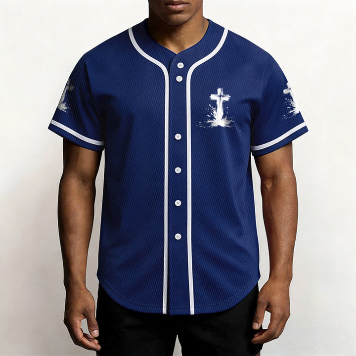 Christianartworkshop Nicht alle Superhelden tragen Umhänge Ein Kreuz Unisex Baseballtrikot - image 41