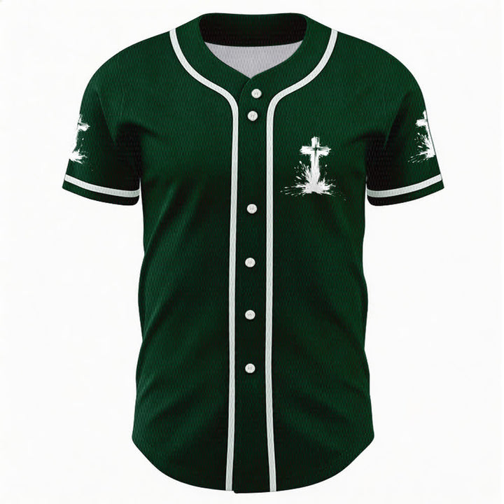 Christianartworkshop Nicht alle Superhelden tragen Umhänge Ein Kreuz Unisex Baseballtrikot - image 44