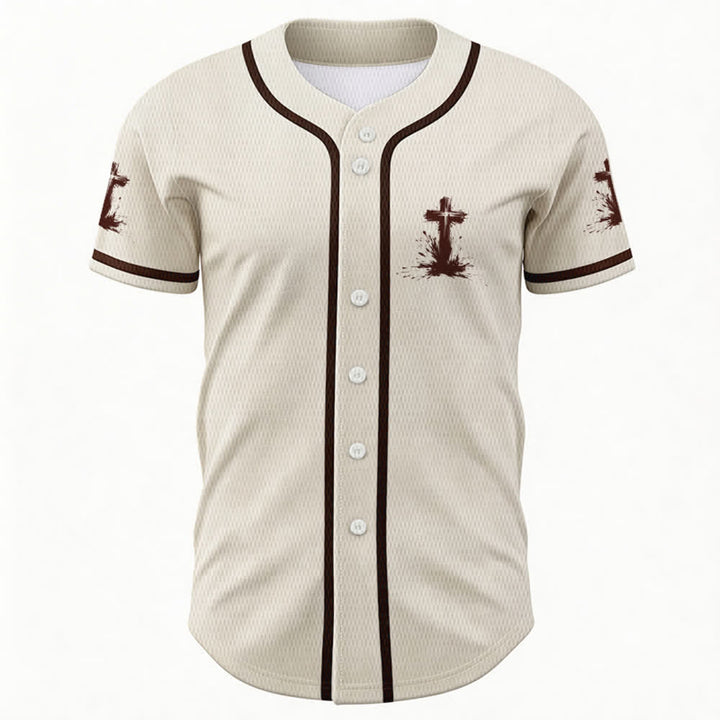 Christianartworkshop Nicht alle Superhelden tragen Umhänge Ein Kreuz Unisex Baseballtrikot - image 51