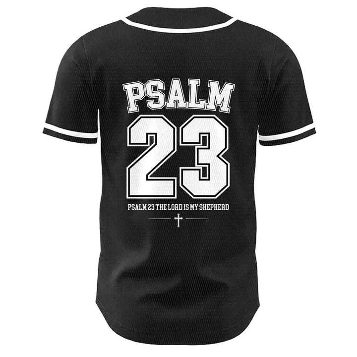 Christianartworkshop Jesus Psalm 23 Der Herr ist mein Hirte Unisex Baseballtrikot - image 7