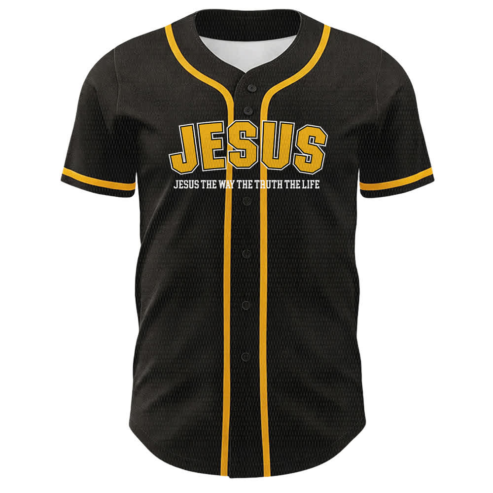 Christianartworkshop Jesus Psalm 23 Der Herr ist mein Hirte Unisex Baseballtrikot - image 2