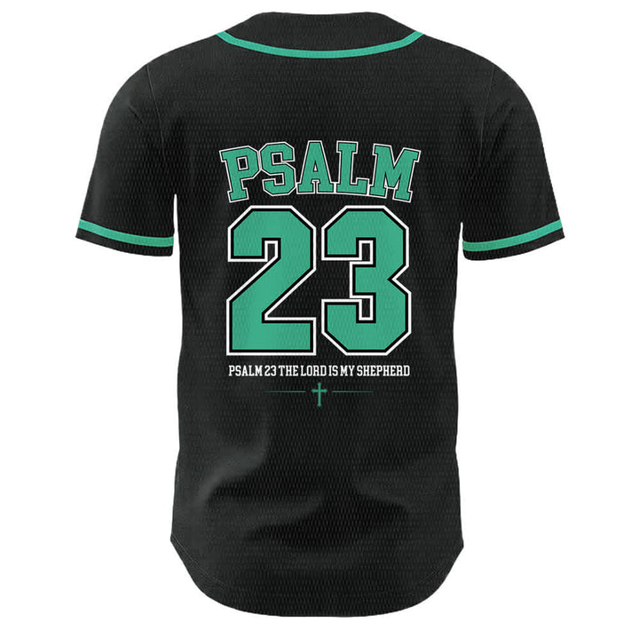 Christianartworkshop Jesus Psalm 23 Der Herr ist mein Hirte Unisex Baseballtrikot - image 25