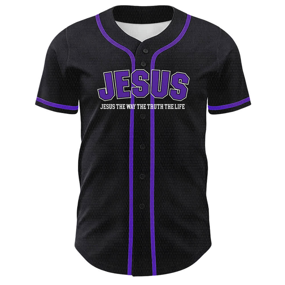 Christianartworkshop Jesus Psalm 23 Der Herr ist mein Hirte Unisex Baseballtrikot - image 23