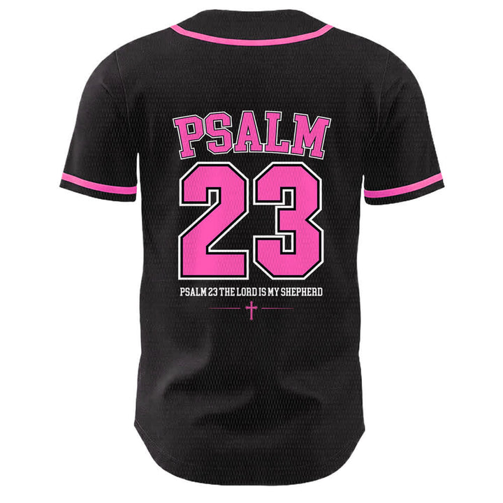 Christianartworkshop Jesus Psalm 23 Der Herr ist mein Hirte Unisex Baseballtrikot - image 10