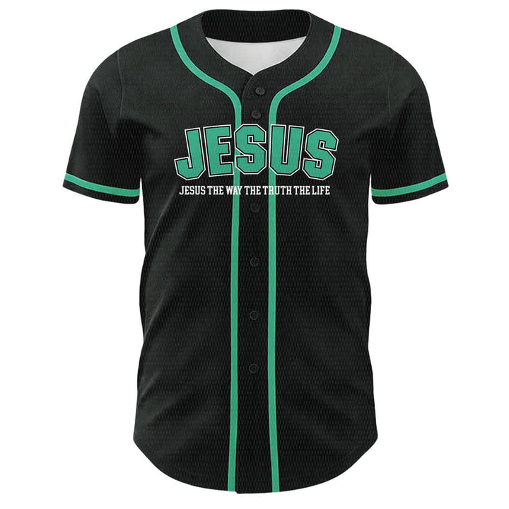 Christianartworkshop Jesus Psalm 23 Der Herr ist mein Hirte Unisex Baseballtrikot - image 26