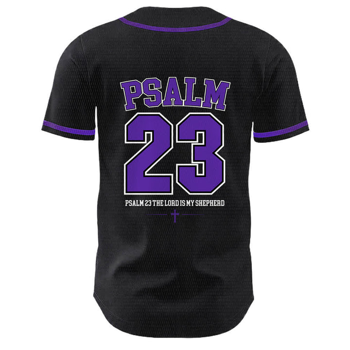 Christianartworkshop Jesus Psalm 23 Der Herr ist mein Hirte Unisex Baseballtrikot - image 22