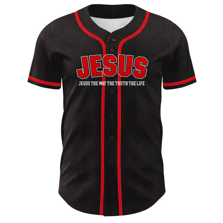 Christianartworkshop Jesus Psalm 23 Der Herr ist mein Hirte Unisex Baseballtrikot - image 14
