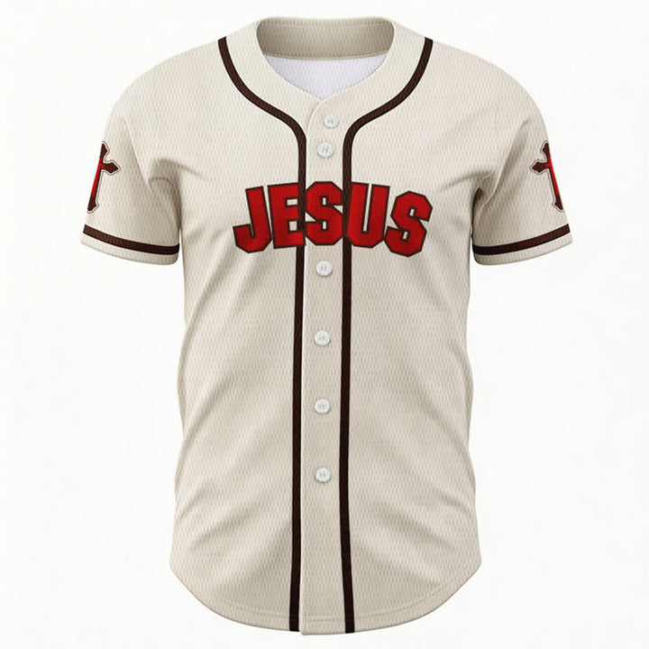Christianartworkshop Das Kreuz ist der Beweis für Gottes Liebe Unisex-Baseballtrikot - image 2