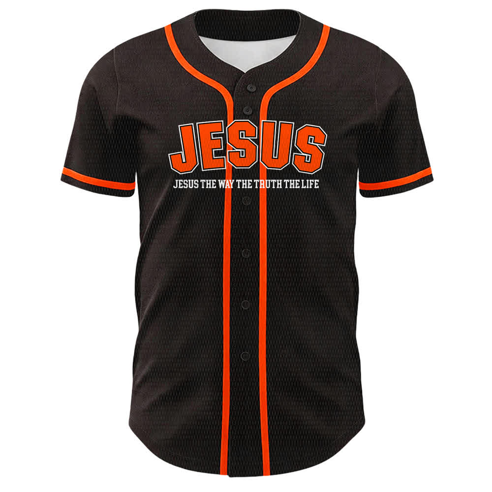 Christianartworkshop Jesus Psalm 23 Der Herr ist mein Hirte Unisex Baseballtrikot - image 17