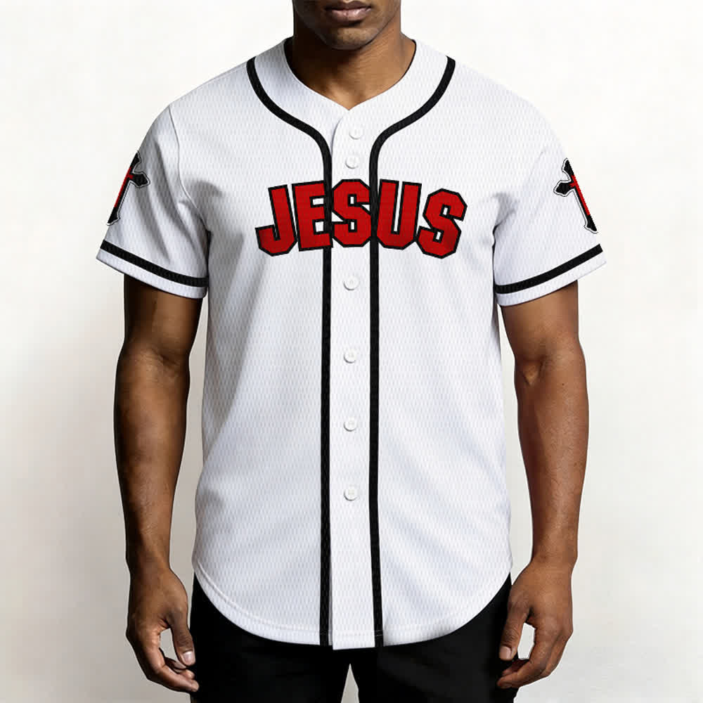 Christianartworkshop Das Kreuz ist der Beweis für Gottes Liebe Unisex-Baseballtrikot - image 11