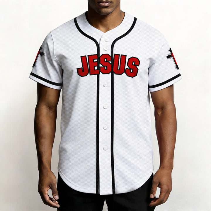 Christianartworkshop Das Kreuz ist der Beweis für Gottes Liebe Unisex-Baseballtrikot - image 11