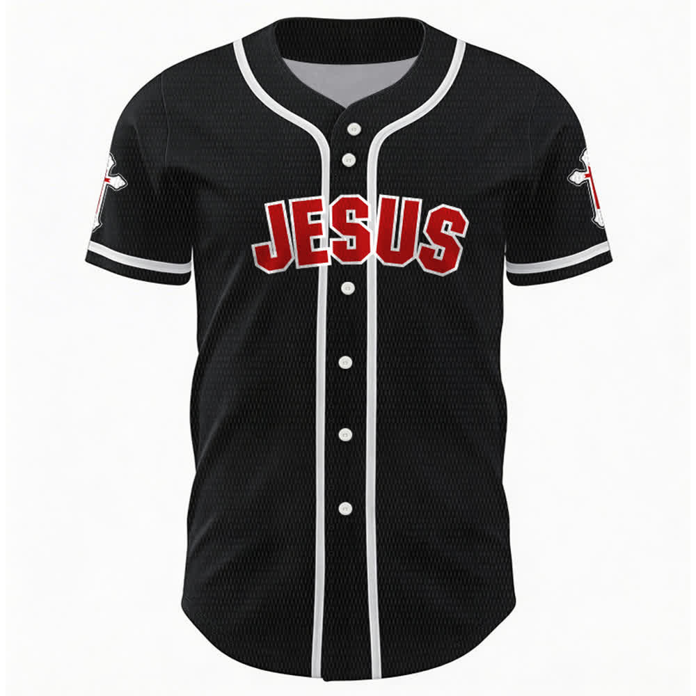 Christianartworkshop Das Kreuz ist der Beweis für Gottes Liebe Unisex-Baseballtrikot - image 16