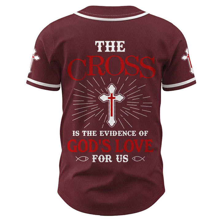 Christianartworkshop Das Kreuz ist der Beweis für Gottes Liebe Unisex-Baseballtrikot - image 22