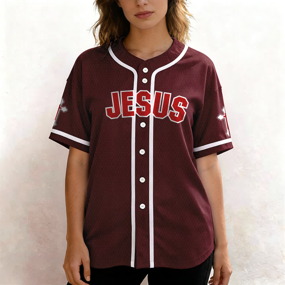 Christianartworkshop Das Kreuz ist der Beweis für Gottes Liebe Unisex-Baseballtrikot - image 25