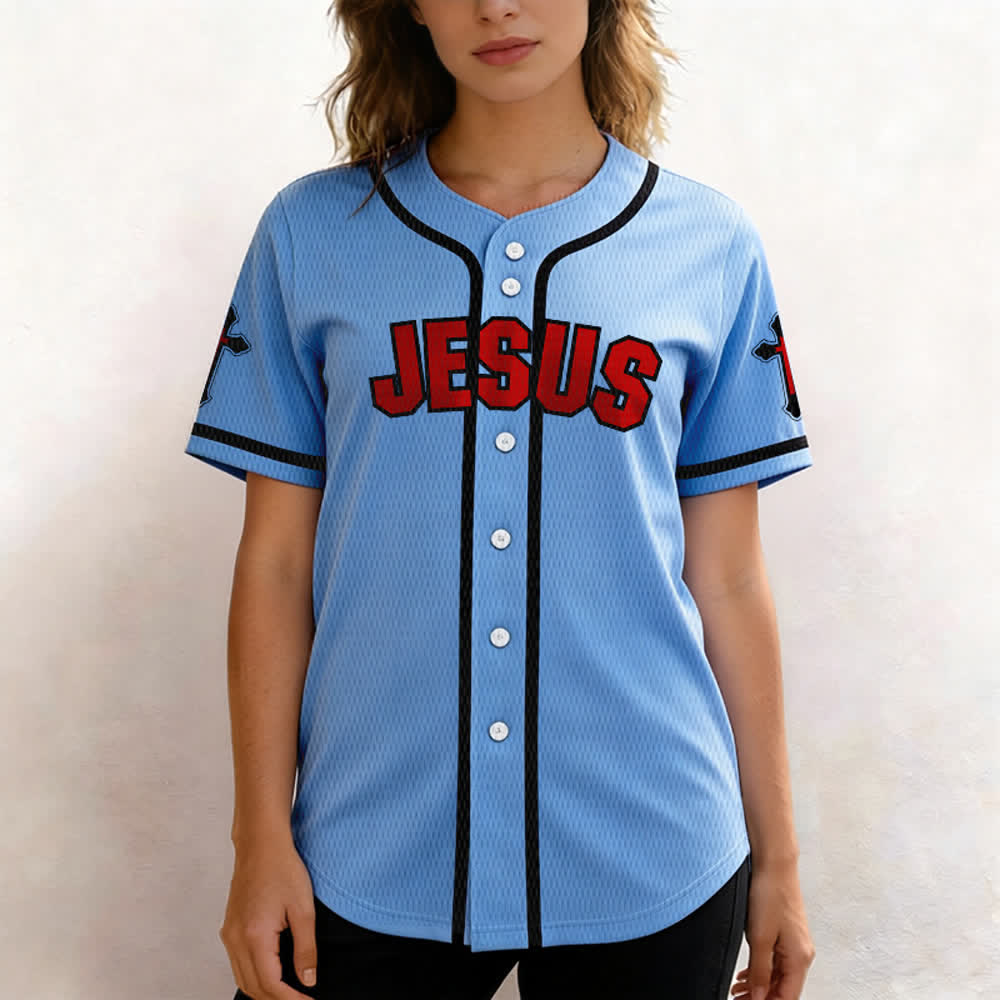 Christianartworkshop Das Kreuz ist der Beweis für Gottes Liebe Unisex-Baseballtrikot - image 34