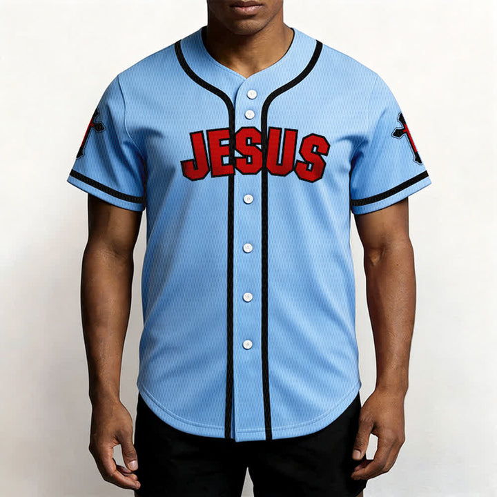 Christianartworkshop Das Kreuz ist der Beweis für Gottes Liebe Unisex-Baseballtrikot - image 32