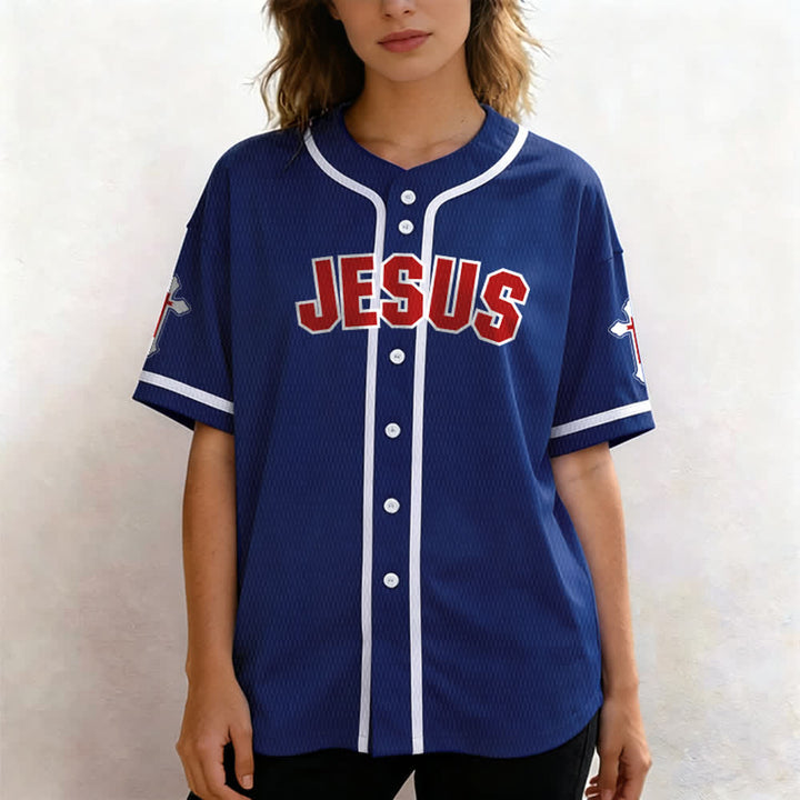 Christianartworkshop Das Kreuz ist der Beweis für Gottes Liebe Unisex-Baseballtrikot - image 39