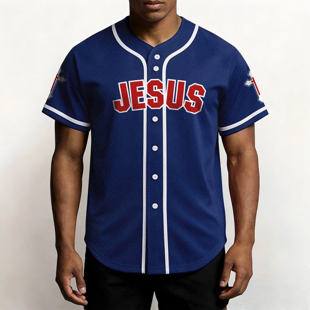 Christianartworkshop Das Kreuz ist der Beweis für Gottes Liebe Unisex-Baseballtrikot - image 41
