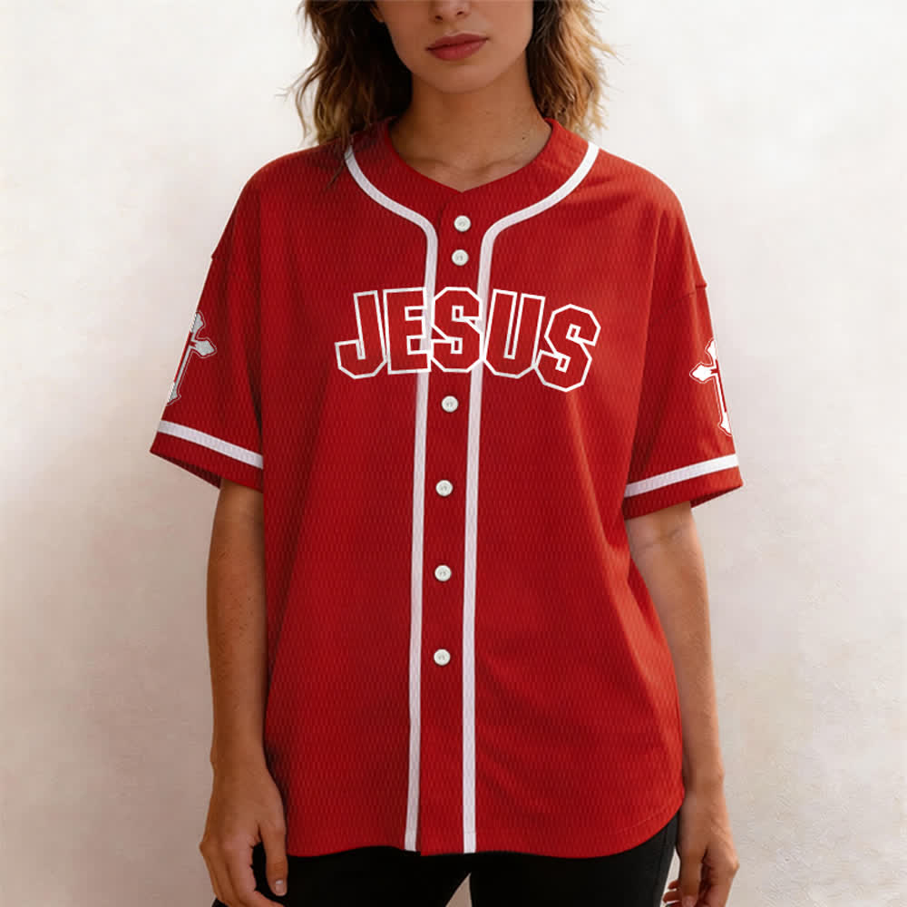 Christianartworkshop Das Kreuz ist der Beweis für Gottes Liebe Unisex-Baseballtrikot - image 53