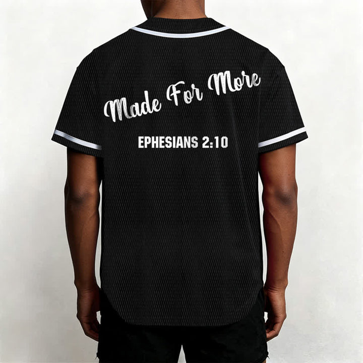 Christianartworkshop Made For More Ephesians 2:10 Unisex Baseball Jersey - image 19