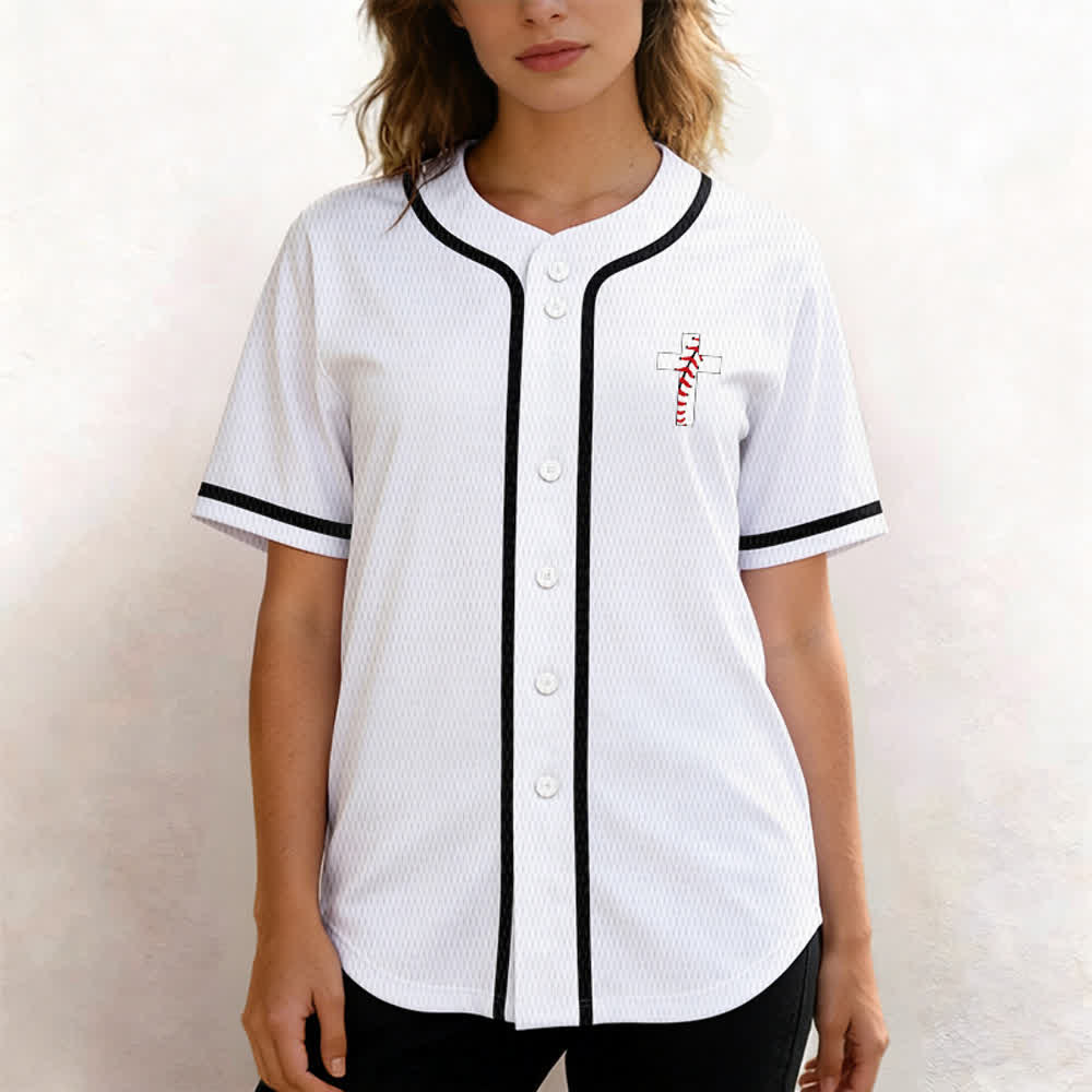 Christianartworkshop Philipper 4:13 Ich kann alles tun Unisex-Baseballtrikot - image 11
