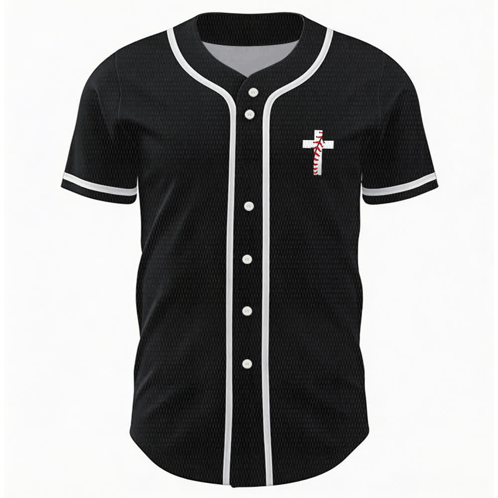 Christianartworkshop Philipper 4:13 Ich kann alles tun Unisex-Baseballtrikot - image 16