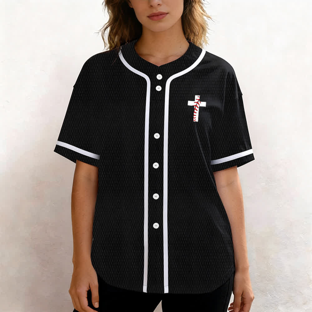 Christianartworkshop Philipper 4:13 Ich kann alles tun Unisex-Baseballtrikot - image 19