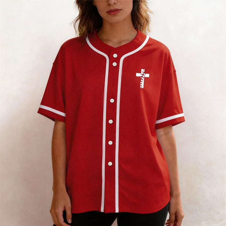 Christianartworkshop Philipper 4:13 Ich kann alles tun Unisex-Baseballtrikot - image 23