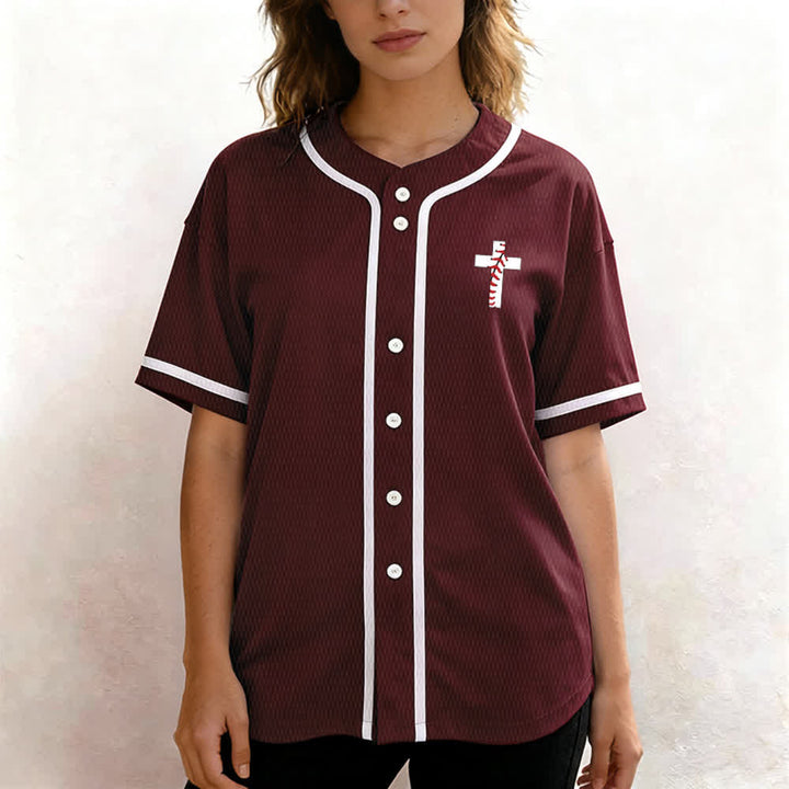 Christianartworkshop Philipper 4:13 Ich kann alles tun Unisex-Baseballtrikot - image 32