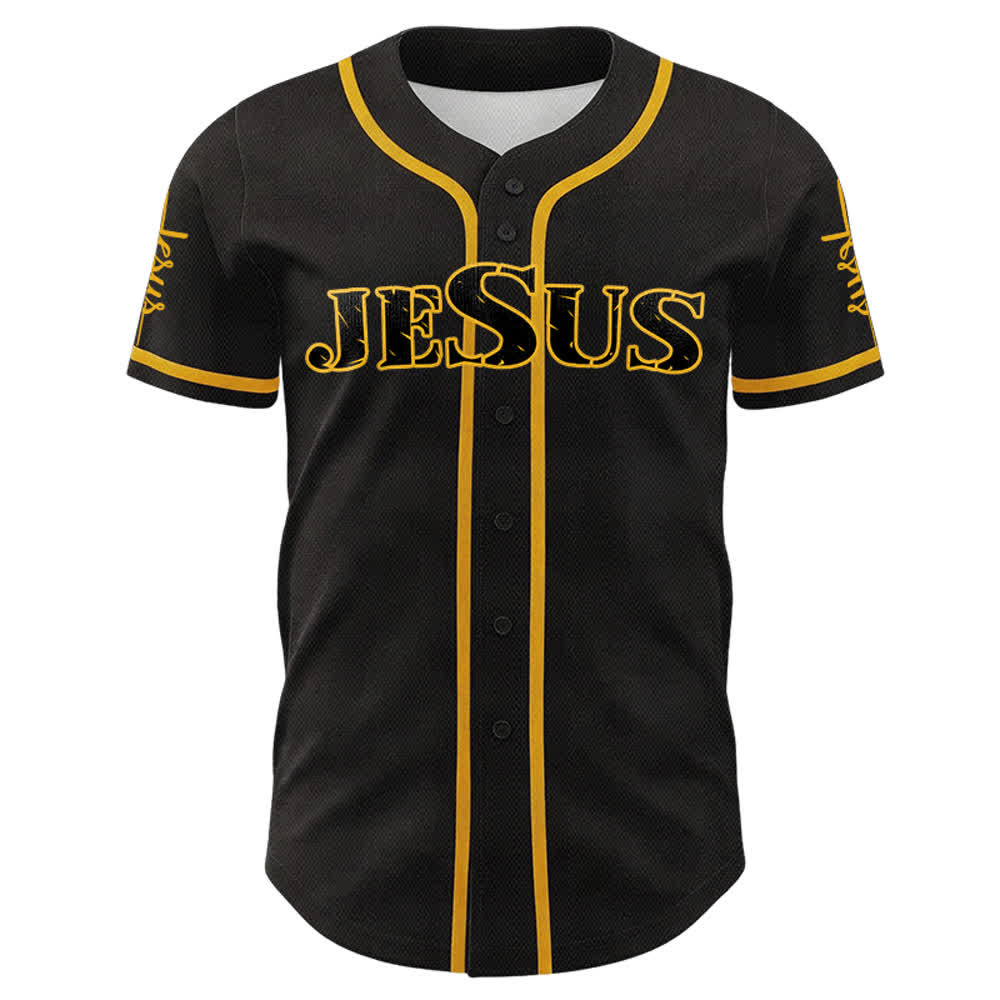 Christianartworkshop Jesus Kreuz Nagel und Dornenkrone Baseballtrikot - image 2