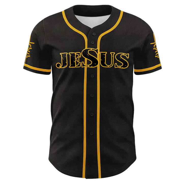 Christianartworkshop Jesus Kreuz Nagel und Dornenkrone Baseballtrikot - image 2