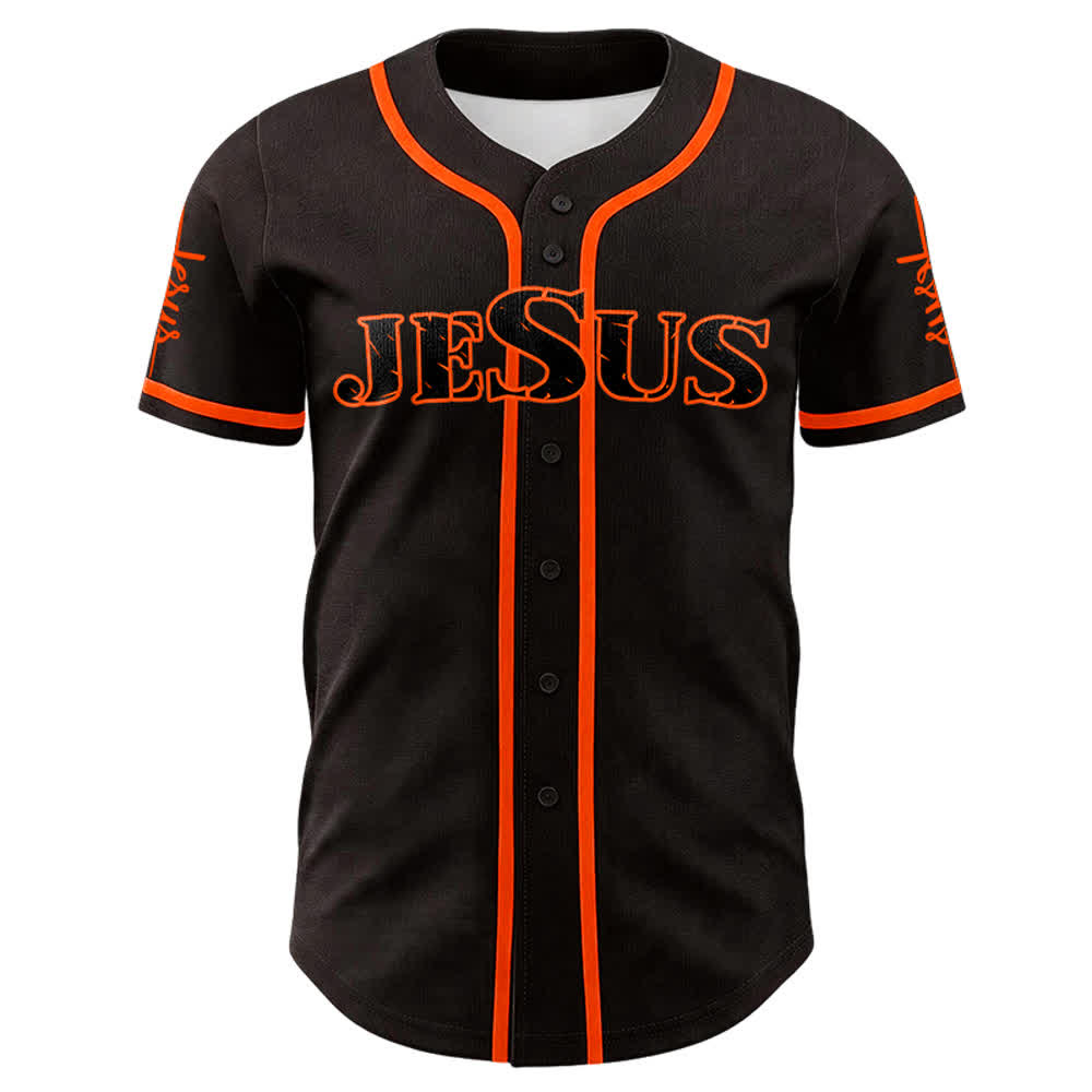 Christianartworkshop Jesus Kreuz Nagel und Dornenkrone Baseballtrikot - image 11