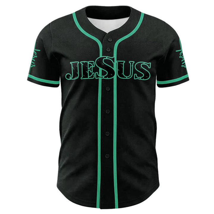 Christianartworkshop Jesus Kreuz Nagel und Dornenkrone Baseballtrikot - image 14