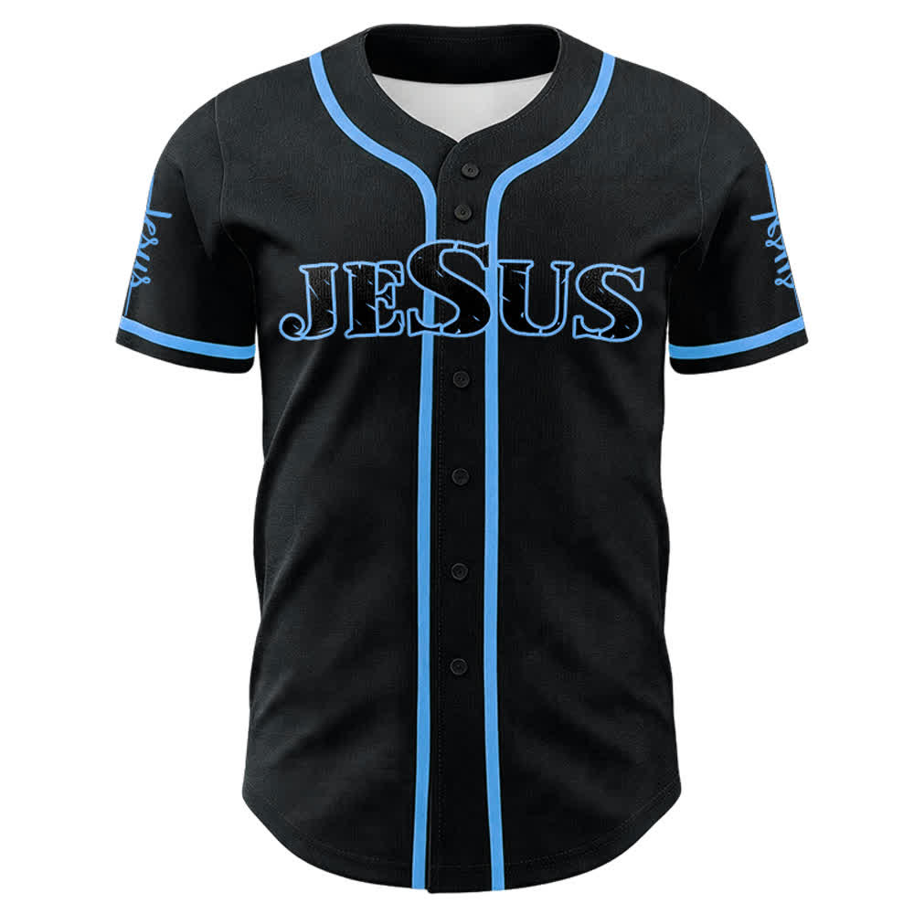 Christianartworkshop Jesus Kreuz Nagel und Dornenkrone Baseballtrikot - image 17