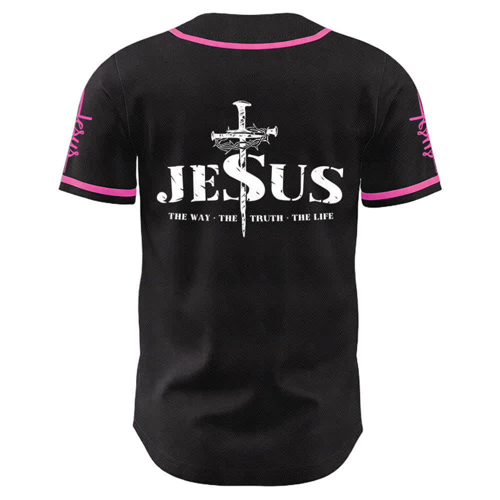 Christianartworkshop Jesus Kreuz Nagel und Dornenkrone Baseballtrikot - image 21